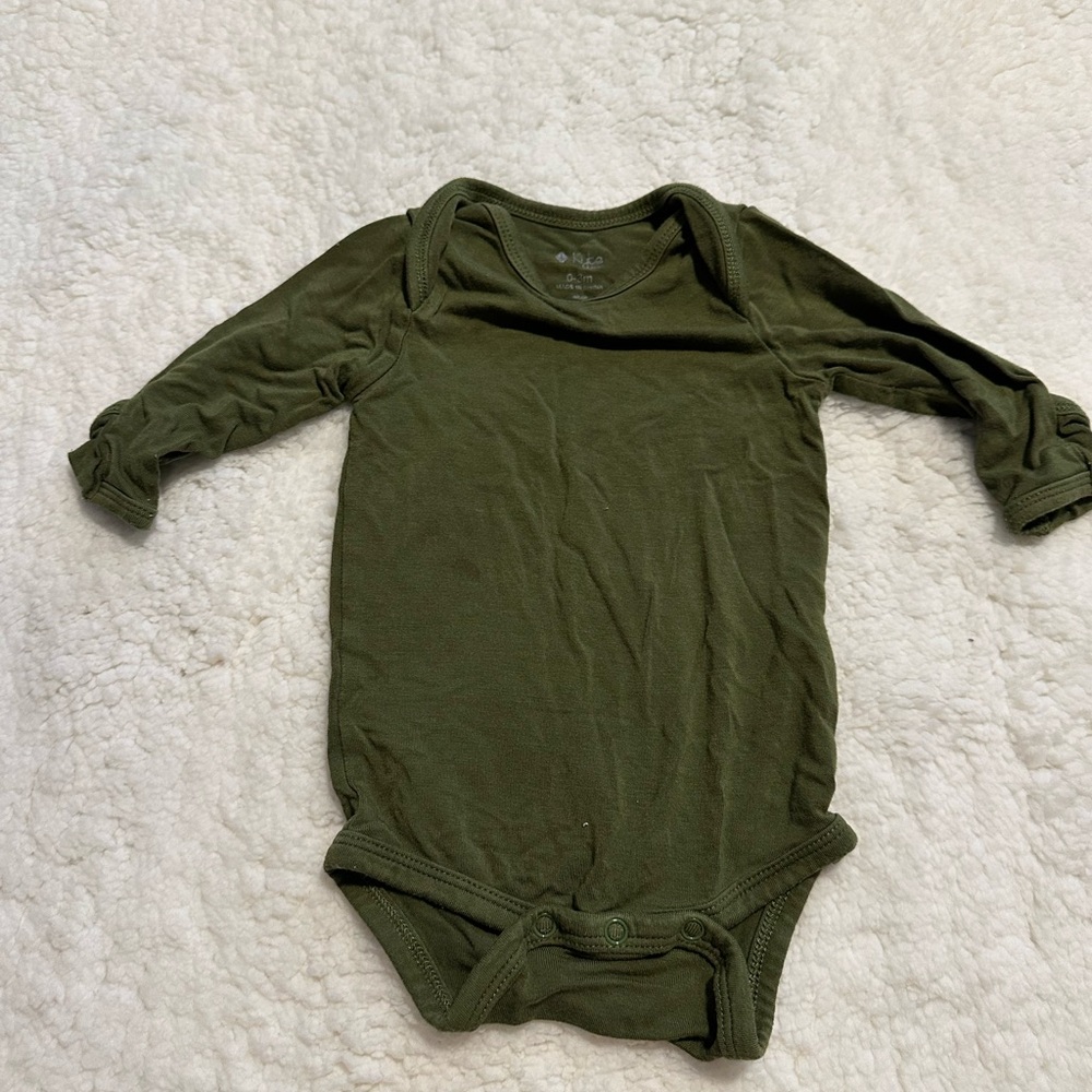 Kyte BABY Forest Green Kids Bodysuit
